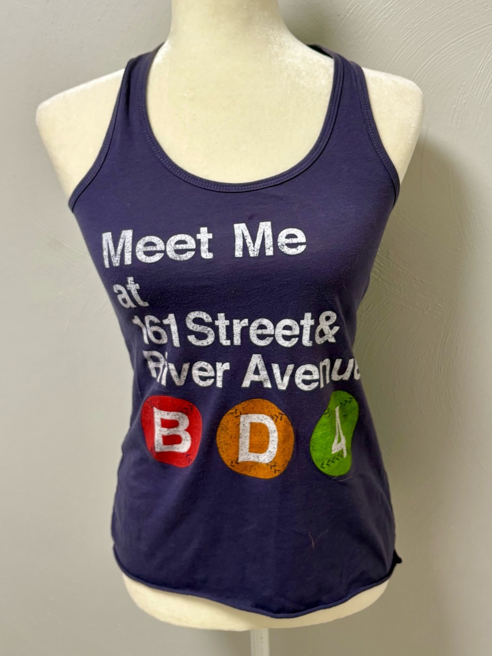 Meet Me ….Women’s Tank Top - Yankees Stadium. Size Small